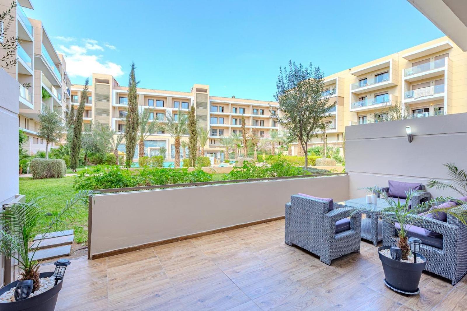 Royal Deluxe Gold - Marrakech, Luxe Pool View Apartment Marrakesh Exterior foto