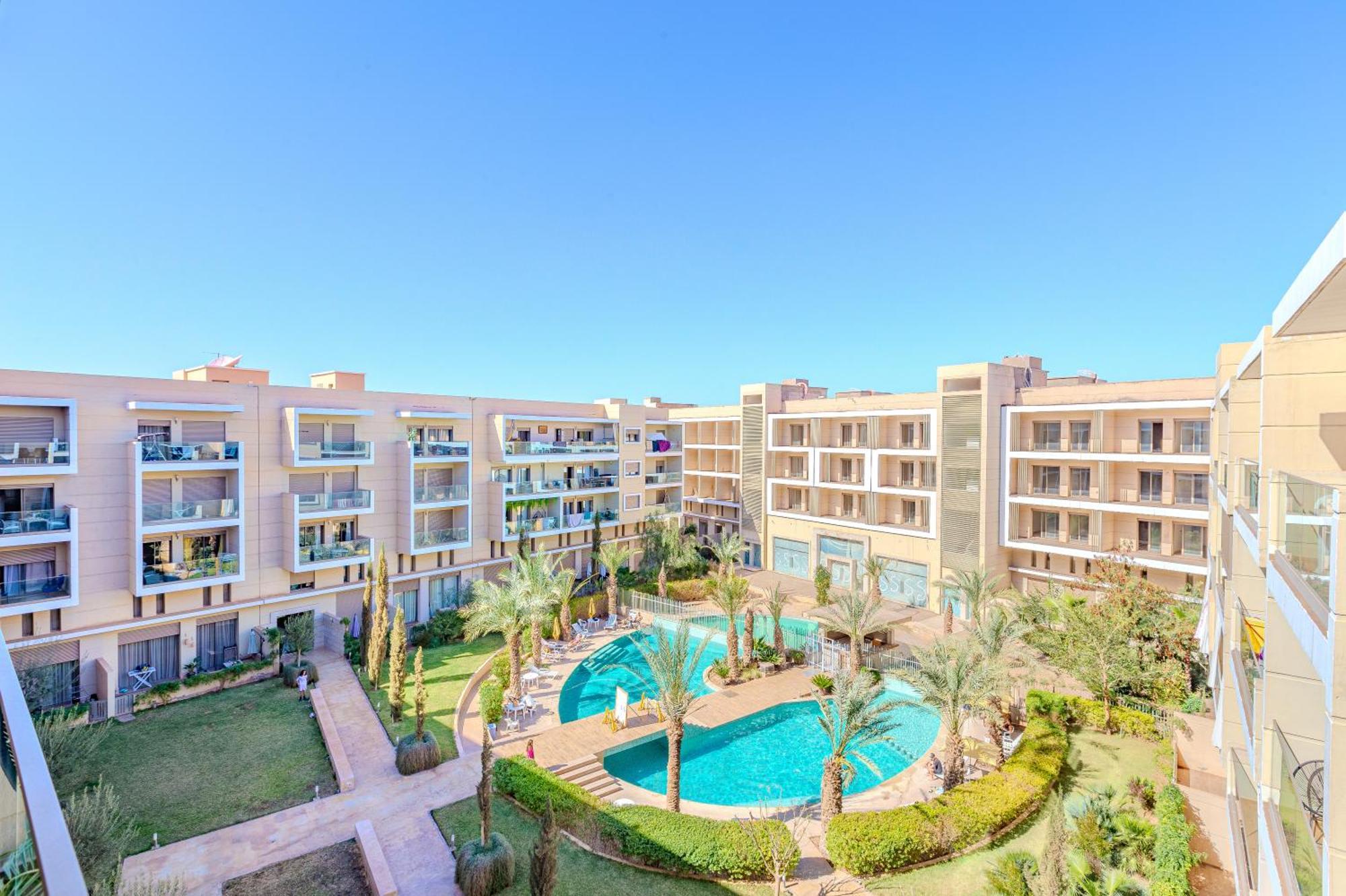 Royal Deluxe Gold - Marrakech, Luxe Pool View Apartment Marrakesh Exterior foto