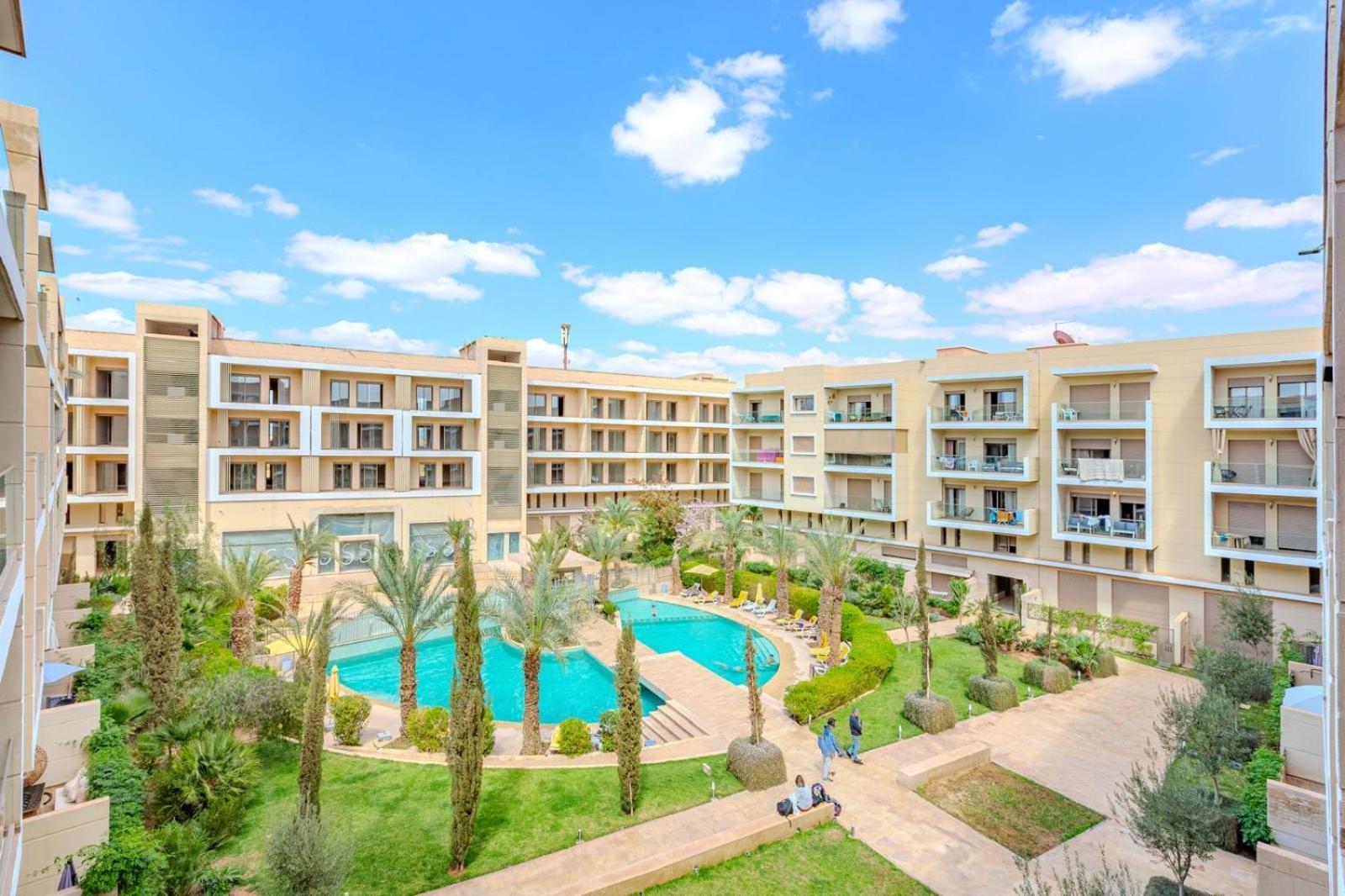 Royal Deluxe Gold - Marrakech, Luxe Pool View Apartment Marrakesh Exterior foto